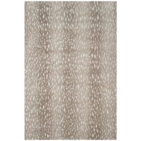Safavieh 6 x 9 ft. Tibetan Hand Knotted Rectangle Area Rug, Grey TB250D-6